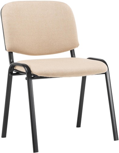 Besucherstuhl ken stoff creme - besucherstuhl,