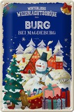 Blechschild weihnachtsgrüße - blechschild,