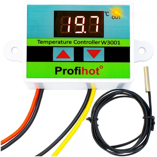 Digital led temperaturregler - digital,
