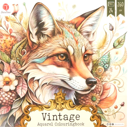 Aquarell malbuch tiere vintage - tiere,