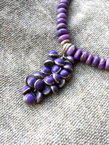 Vintage sugilith kette new - vintage,