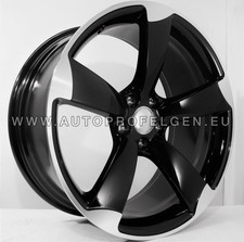 Neu Audi A3 A4 Rotor Style 19 Zoll Felgen 8,5j 5x112 ET35 Alufelgen 4x Schwarz