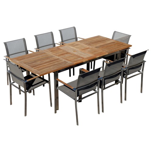 Gartengarnitur edelstahl teak - gartengarnitur,