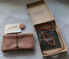 Simaru Leder Tabaktasche für 30g Tabakbeutel, Dreher-Tasche aus Echtleder NEU