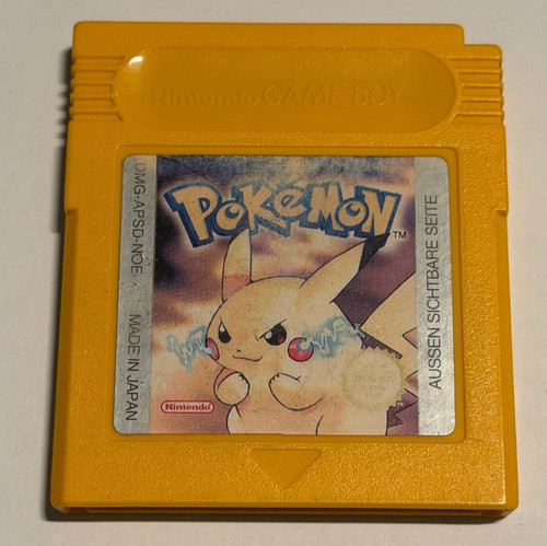 Original pokémon gelbe - original,