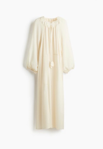 Chiffonkleid off white - chiffonkleid, off-white
