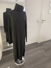 H&M Damen Wollkleid Lang Gr. S