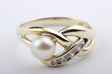 Ring Perle Kristall 333 er