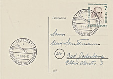 +++ MOMMSEN + SEGELFLUG + WELTMEISTERSCHAFT + SONDERSTEMPEL +KÖLN +BAD GODESBERG