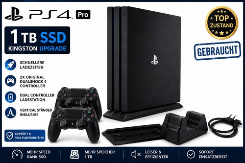 Ps4 pro 1tb - pro, ssd