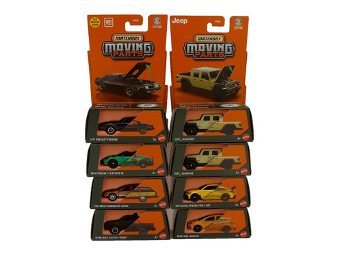 Matchbox moving parts 8 - 1:64,