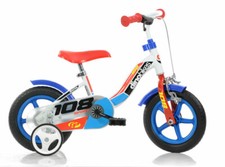 Dino Bikes 108 Sport 10 Zoll Blau Kinderfahrrad Stützräder Kleinkinder