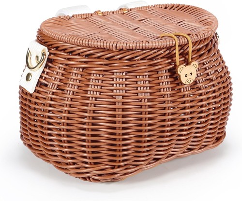 Fahrradkorb abnehmbar rattan - fahrradkorb,