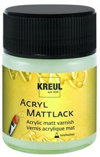 Kreul Acryl-Mattlack auf Kunstharzbasis transparent 50 ml  Künstlerfarben
