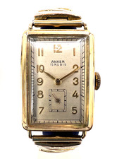 Vintage Anker, Armbanduhr, Handaufzug, Damen-/Herrenuhr, 1920er Jahre