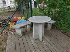 gartenmöbelset aus Granit