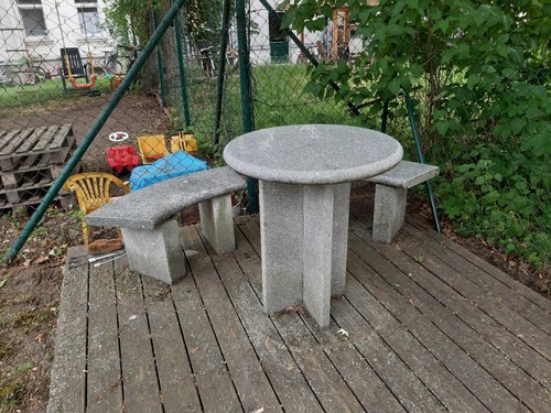 Gartenmöbelset aus granit - gartenmöbelset,