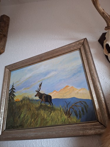 Jagdszene hirsch bild mit - jagdszene,