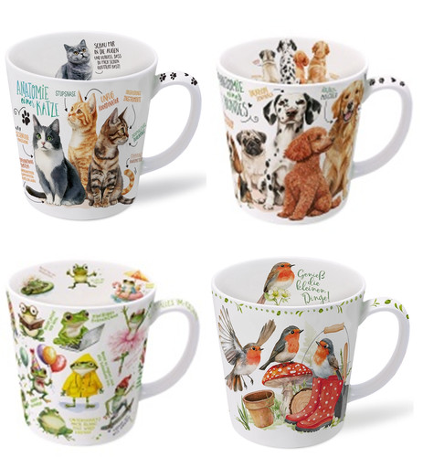 Kaffeebecher katze hund - 1, katze,