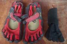 Vibram Five Fingers Sprint Gr 46 + Smartwool PhD Zehensocken aus Merinowolle
