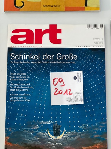 Art kunstmagazin einzelheft - kunstmagazin, 09