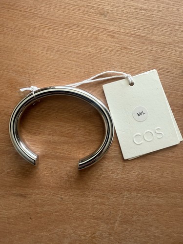 Cos brass oval open silver - brass,