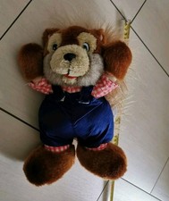 Biber Plüschtier Kuscheltier Stofftier Kariert Hose