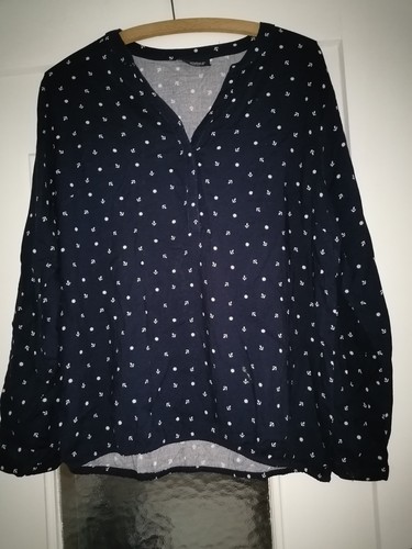 Damen bluse langarm anker - damen,