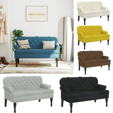 Elegante Samt Sitzbank mit