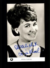 Anja laval autogrammkarte - anja,