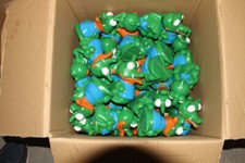 RESTPOSTEN Schnappi das kleine Krokodil === 30 x Tier Figuren Badeschaumflaschen