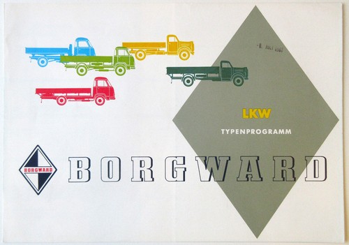 Borgward lkw prospekt - lkw-prospekt, original