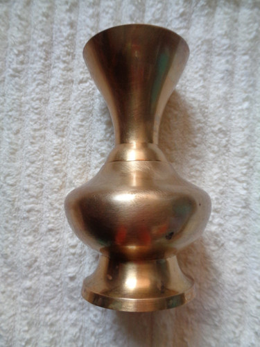 Messing vase indien - messing,