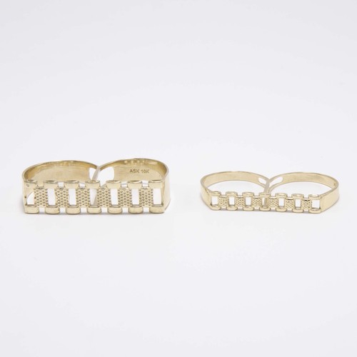 10k gelbgold strukturierter - 10k,