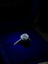 Moissanite Ring Verlobungsring