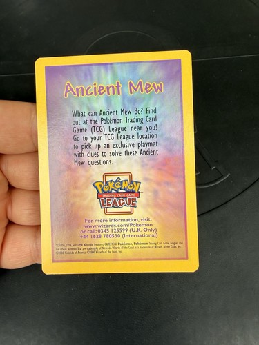 Pokemon karte ancient mew - karte,