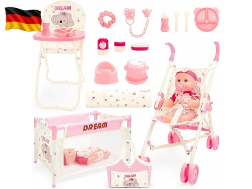 Puppenwagen set für mädchen - puppenwagen,