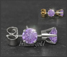 Ohrstecker 585 Gold, Amethyst