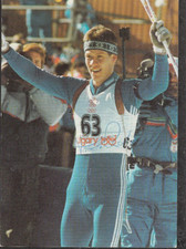 Olympia 1988 Gold * FRANK-PETER ROETSCH Biathlon DDR Original DDR-Autogrammkarte