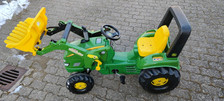 Trettraktor Rolly Toy rollyFarmtrac John Deere mit Frontlader  Tretfahrzeug