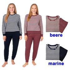 Frottee Damen Schlafanzug