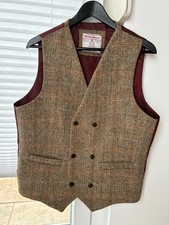 Herren Weste Harris Tweed