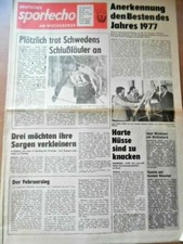 DEUTSCHES SPORTECHO 24. Februar 1978 Ski-WM Langlauf Biathlon Fußball Handball