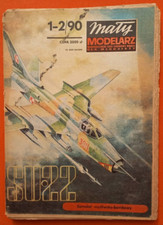 Modellbaubogen Maly Modelarz 1-2/90, Sukhoi Su-22 FITTER in 1:33