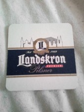 Bierdeckel, Landskron-Brauerei Görlitz Premium Pilsner