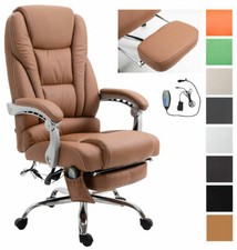 Bürostuhl Pacific mit Massagefunktion Fußstütze integriert Bürosessel Chefsessel