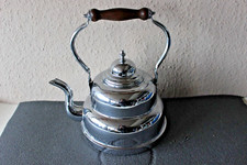Vintage Wasserkessel Kessel Kupfer verchromt ca. 2 L