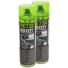 2x 500 ml PETEC 71650 Seilfett