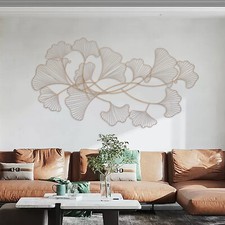 Wanddeko Ginkgo Dreidimensionale Wandbild Wandschmuck Wandhalterung 120 *57cm
