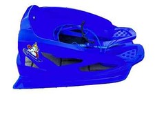 AlpenGaudi Bambino Blau Alpenbambino Kleinkind Bob Rutscher ca.68x55x29cm Schnee